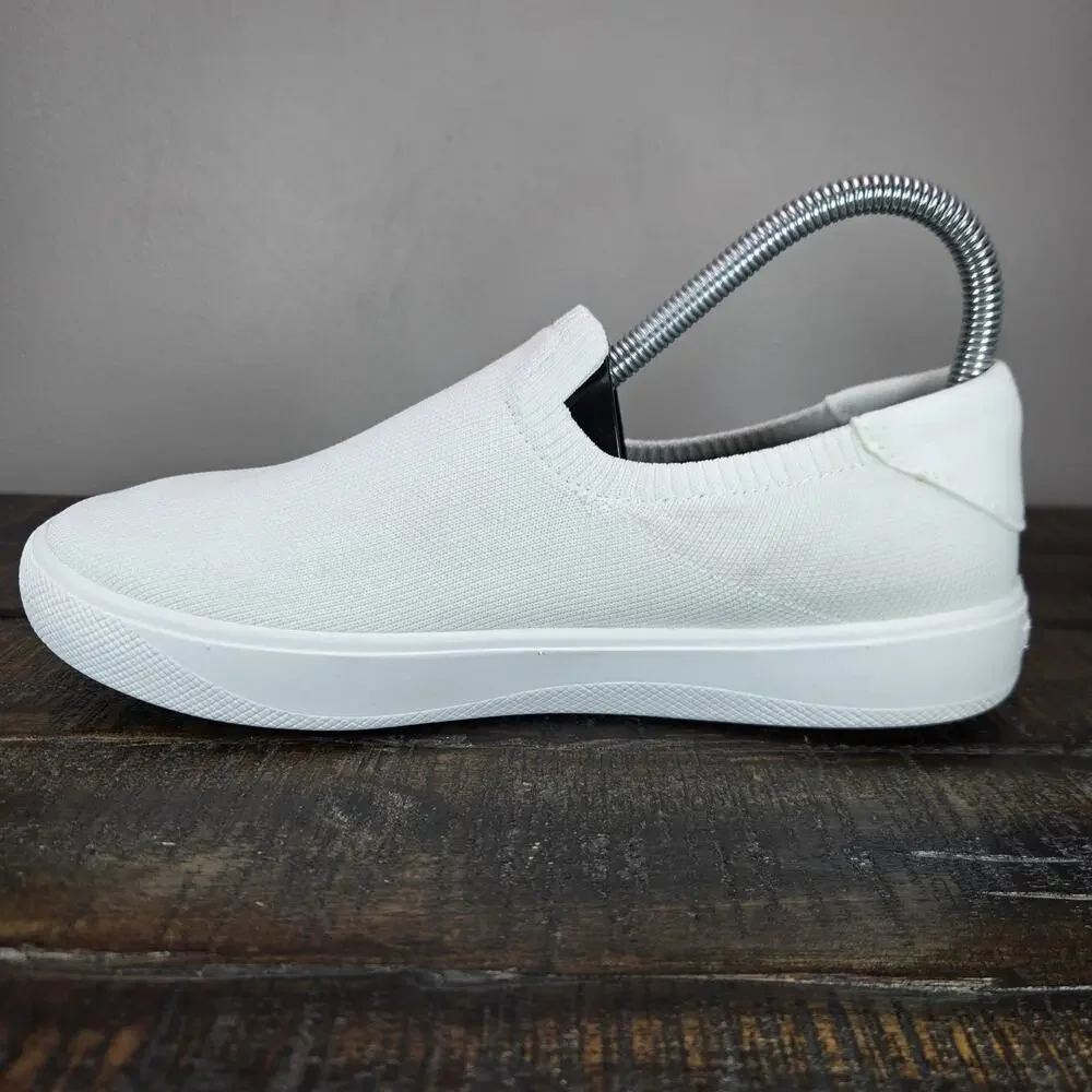 Vessi Boardwalk Slip On Womens Size 7 Waterproof Shoes Sneakers Sail White